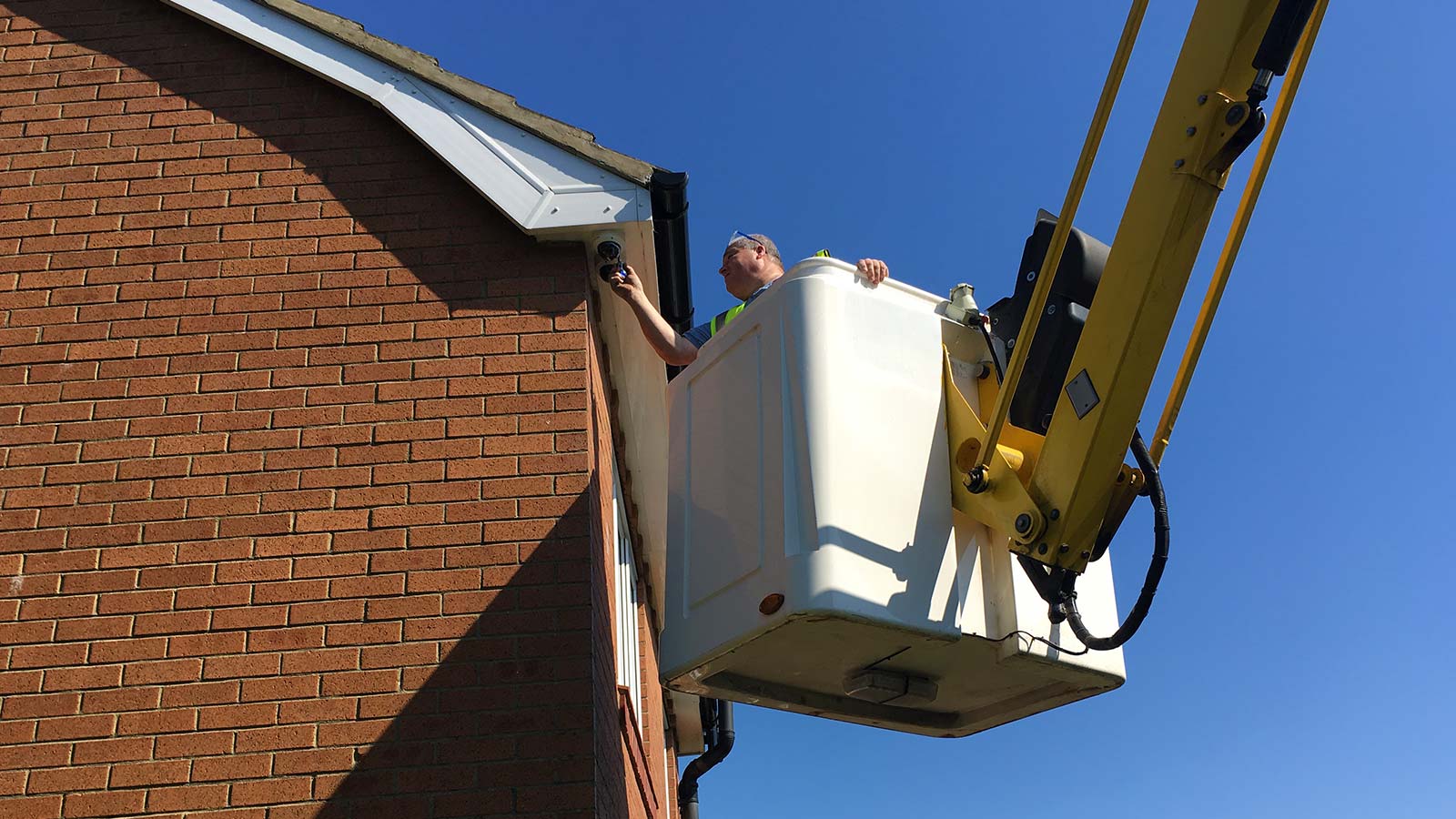 Cherry Picker CCTV Camera Installation